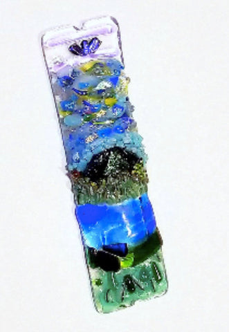 Blue Lake Turtle Mezuzah