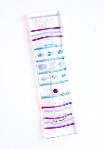 Linear Lavender Mezuzah