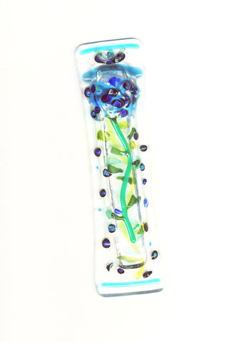 French Fleur Mezuzah