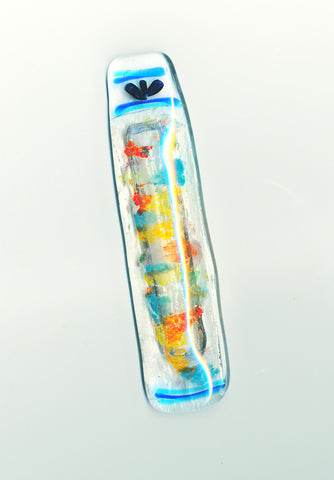 Glass Paper Mezuzah