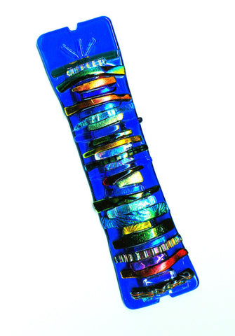 Electric Blue Mezuzah