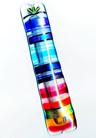Over the Rainbow Mezuzah