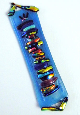 Rainbow Waterfall Mezuzah