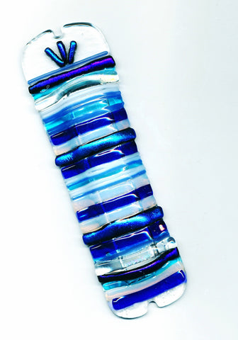 Snowboard Stripes Mezuzah