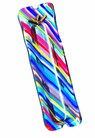 Summer Stripes Mezuzah
