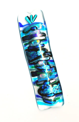 Sparkling Waves Mezuzah