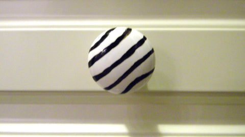 zebra stripes cabinet knob